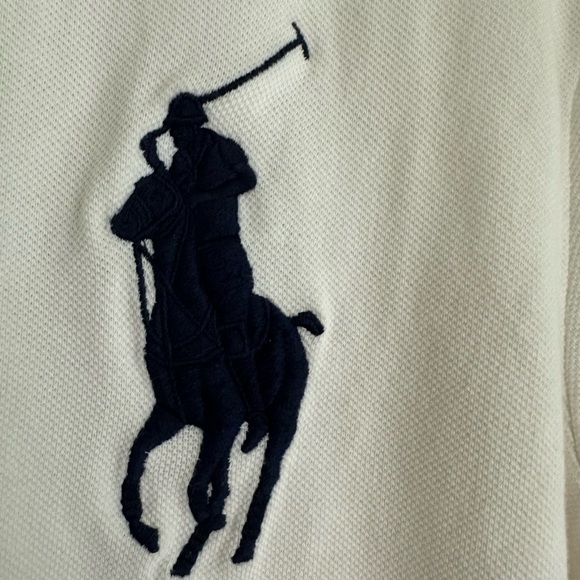 Ralph Lauren Polo Men’s M White Big Pony Crest USA Classic Fit Short Sleeve - Picture 4 of 6
